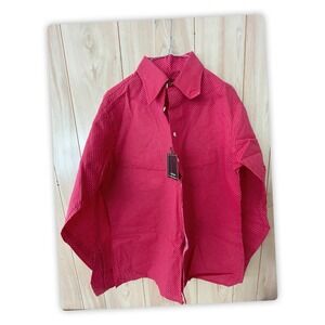 Arrow Men's Polka Dots Long Sleeve Shirt, Size: L